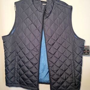 Hawke & co.  Men's quilted gray vest